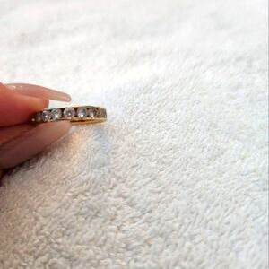 14kt Gold Diamonique